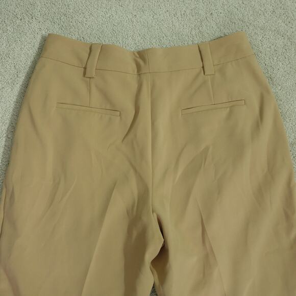 Vince Camuto Womens Trouser Work Pants Pleated Front Slash Pockets Tan Size 12 - Picture 8 of 8